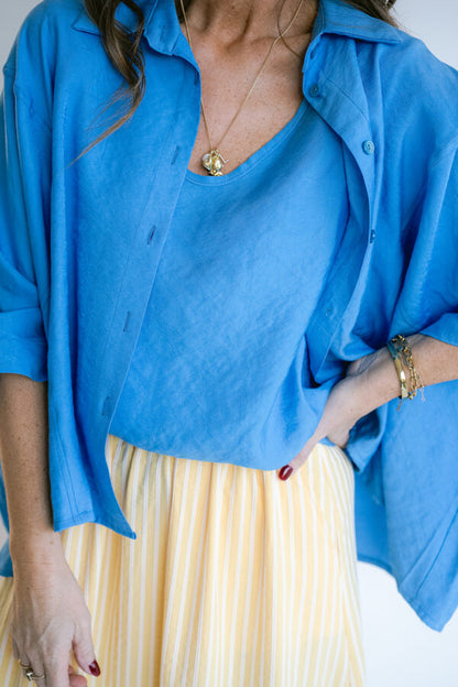 Top Marcel | Blauw