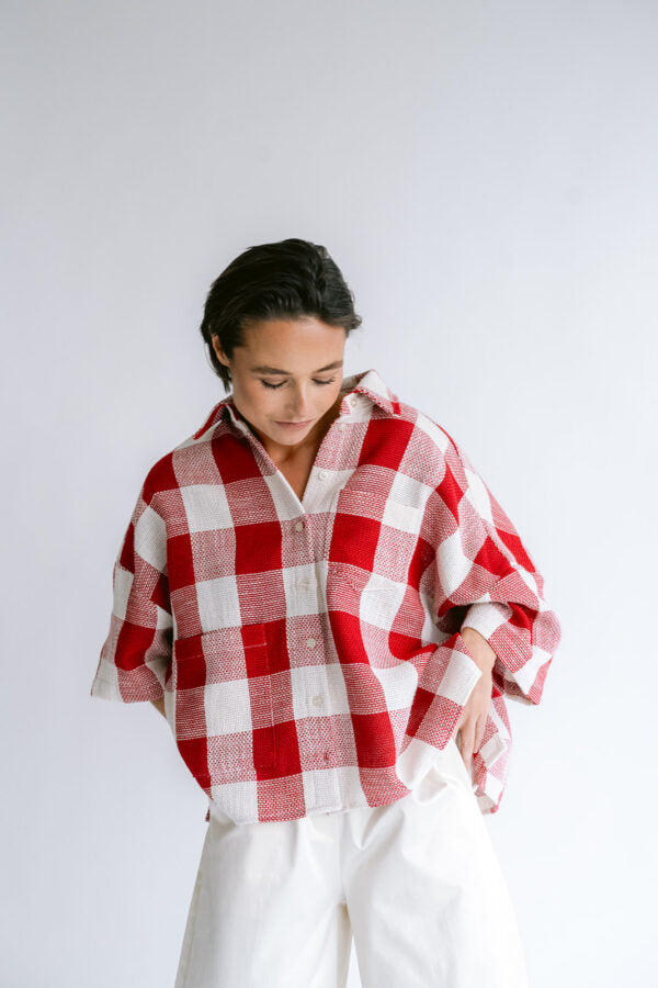 Shacket Mon | Rood geruit