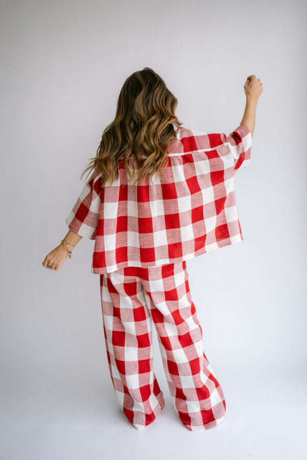 Shacket Mon | Rood geruit