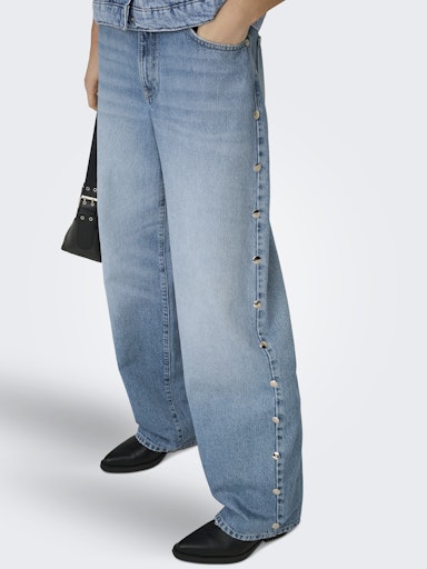 Jeans Gianna | Blauw met studs