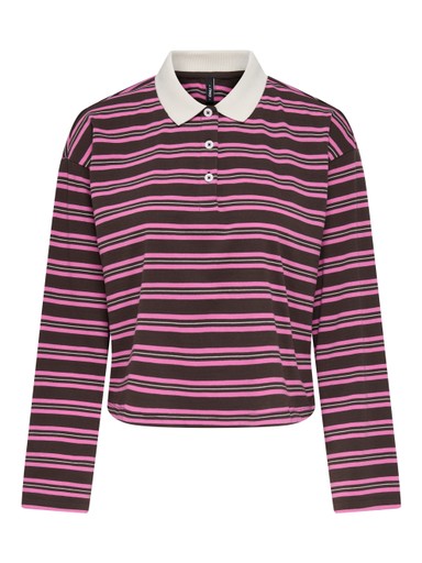 Polo Kari | Bruin - Fuchsia