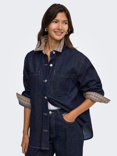 Jeanshemd Vera | Donkerblauw
