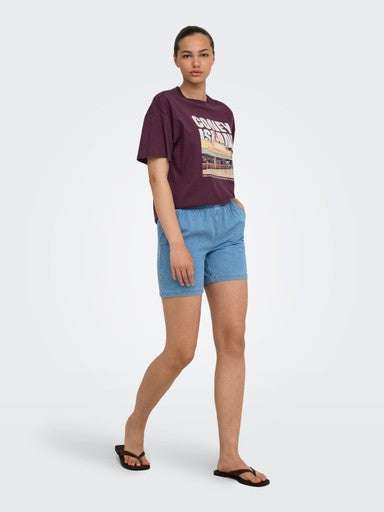 T-shirt Mila | Bordeaux