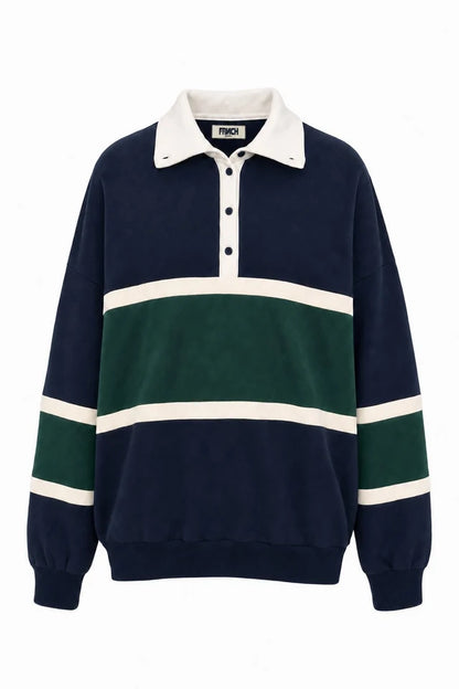Sweater Exmoor | Groen - Navy