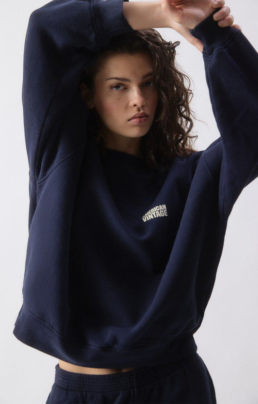 Sweater Plizzy | Donkerblauw