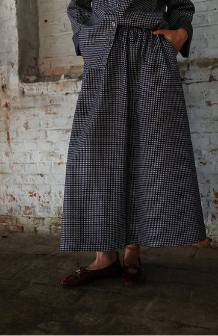 Rok Sari | Carreaux Ecru