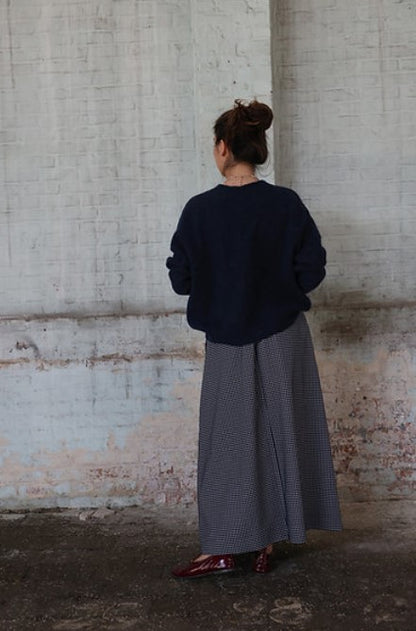 Rok Sari | Carreaux Ecru