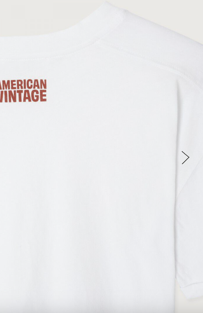 T-shirt korte mouwen Apoly | Wit