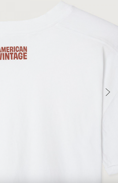 T-shirt korte mouwen Apoly | Wit