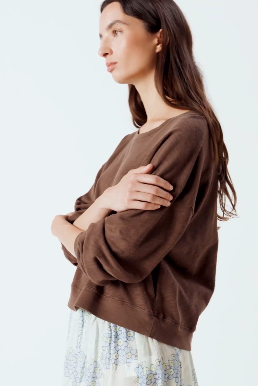 T-shirt Sonoma | Donkerbruin