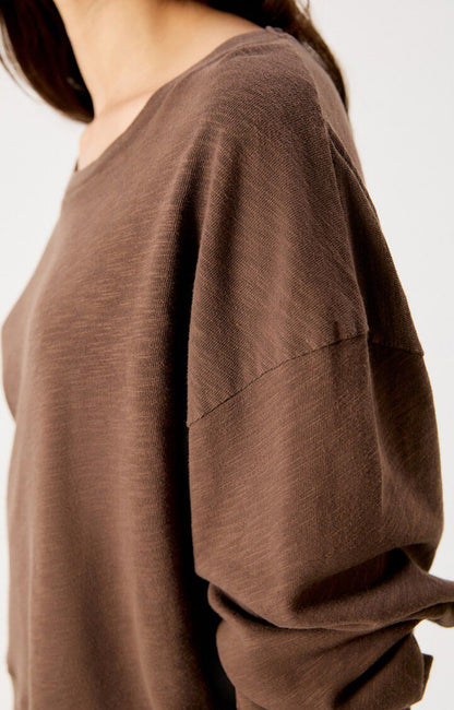 T-shirt Sonoma | Donkerbruin