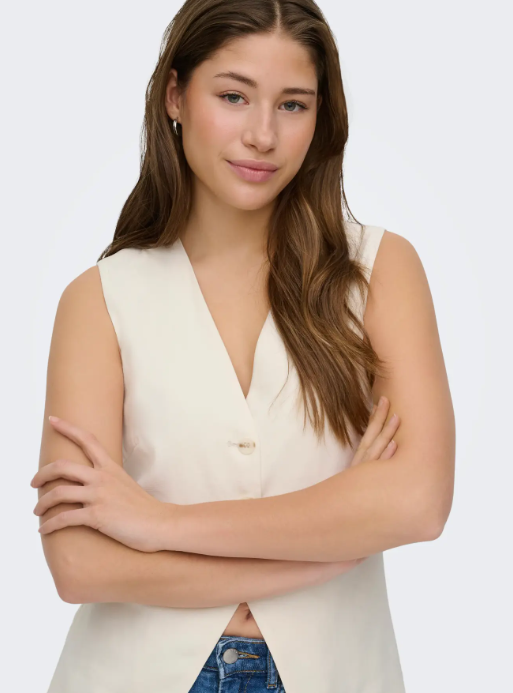 Waistcoat Tila | Ecru