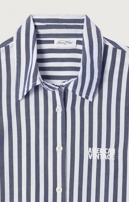 Hemd Vextown | Blauw - Wit