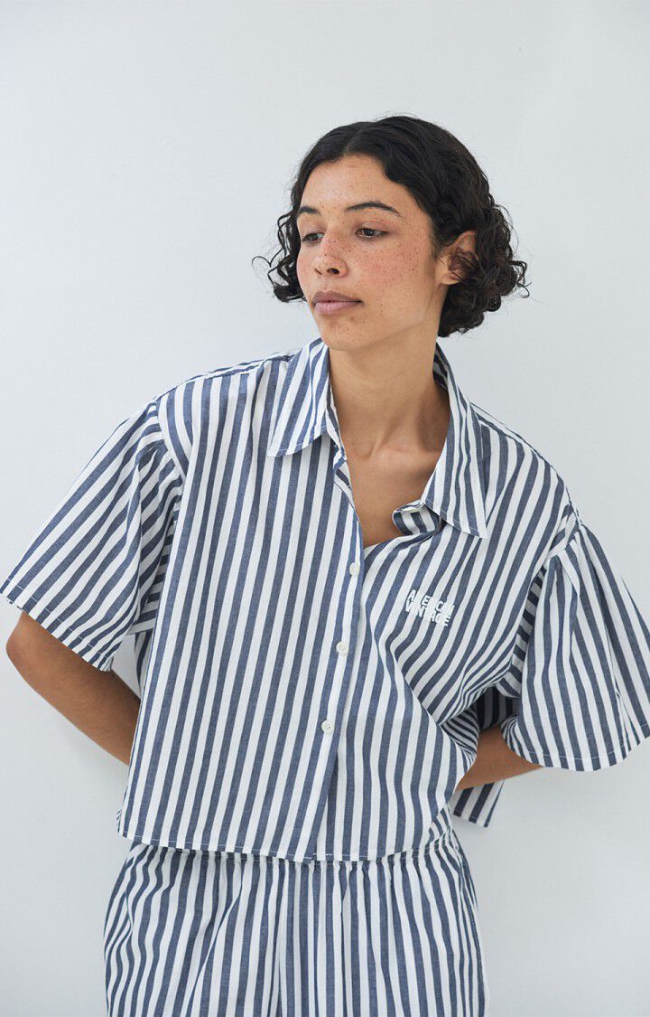 Hemd Vextown | Blauw - Wit