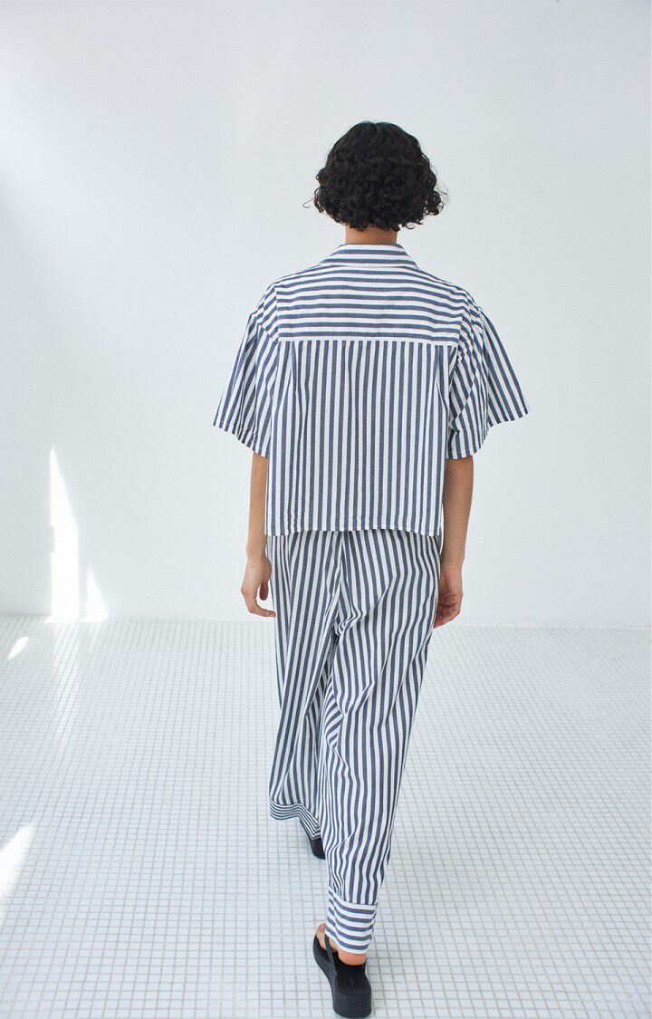 Hemd Vextown | Blauw - Wit