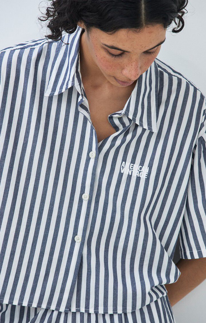 Hemd Vextown | Blauw - Wit