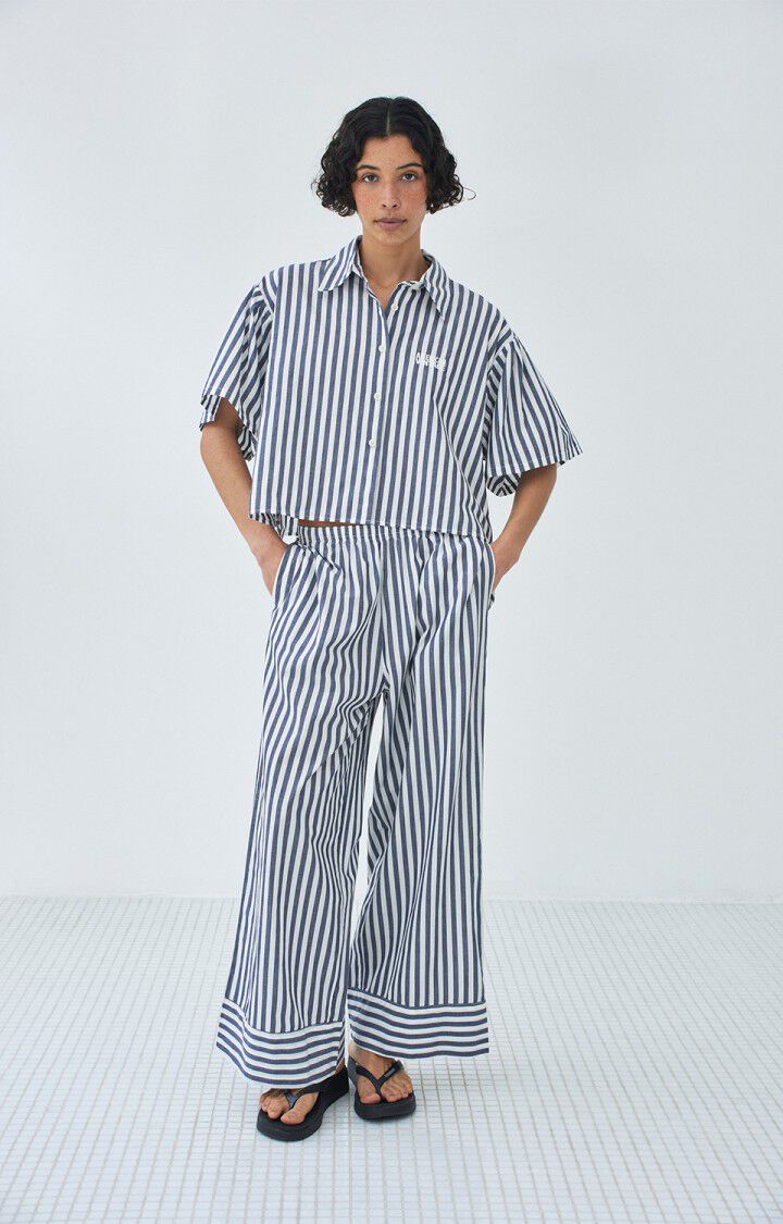 Hemd Vextown | Blauw - Wit