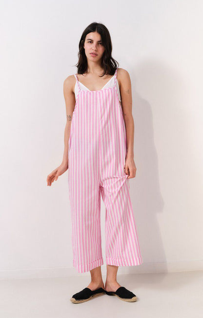 Jumpsuit Vextown | Roze - Wit