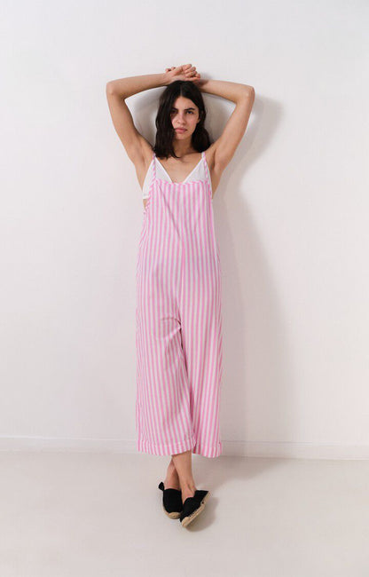 Jumpsuit Vextown | Roze - Wit