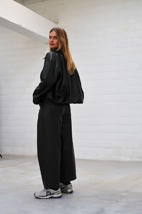 Bomber Vika | Vegan Leather Green