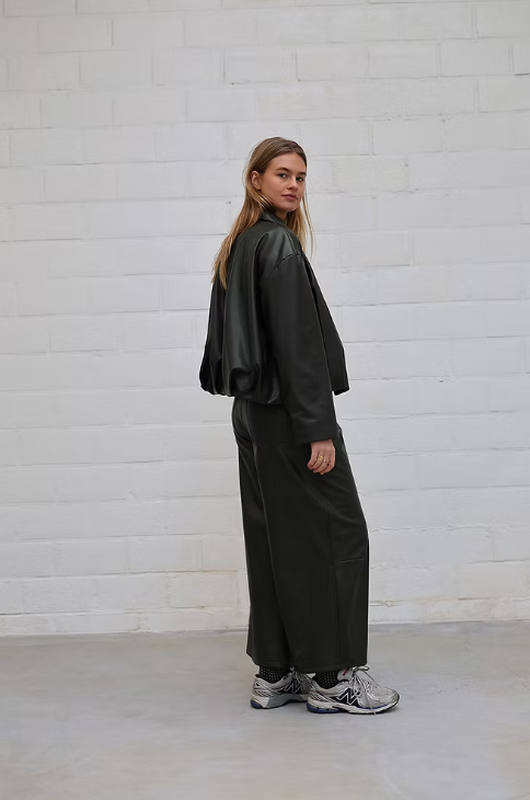 Bomber Vika | Vegan Leather Green