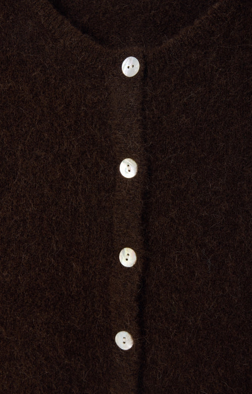 Cardigan Vitow | Donkerbruin