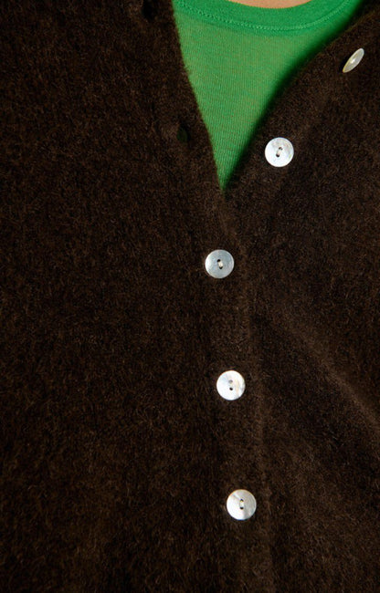 Cardigan Vitow | Donkerbruin