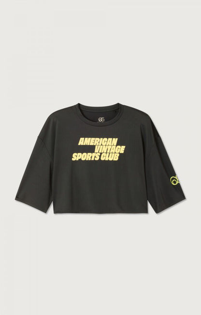 AMV SPORTS CLUB - T-shirt Wozza | Zwart