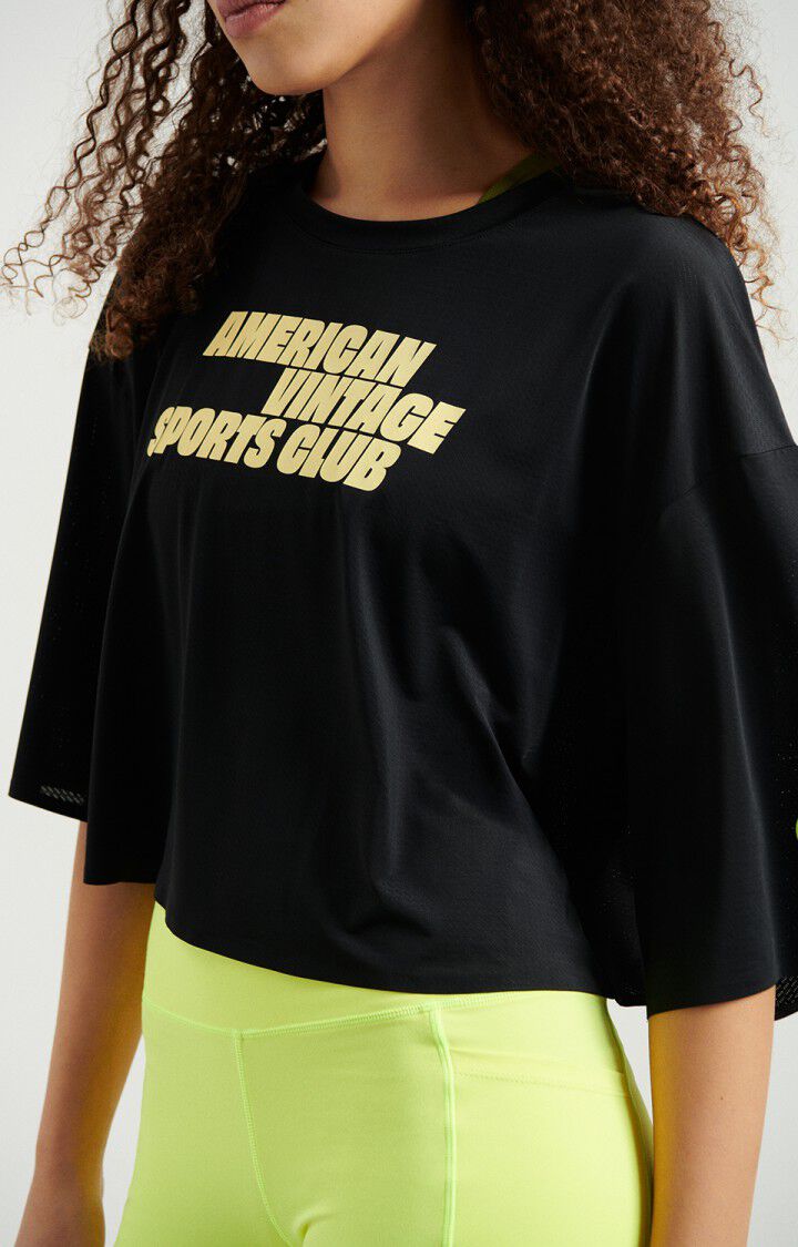 AMV SPORTS CLUB - T-shirt Wozza | Zwart