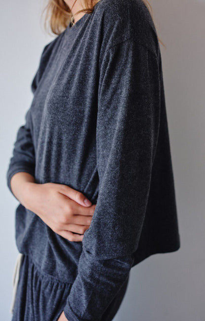 T-shirt Ypawood LS | Carbon