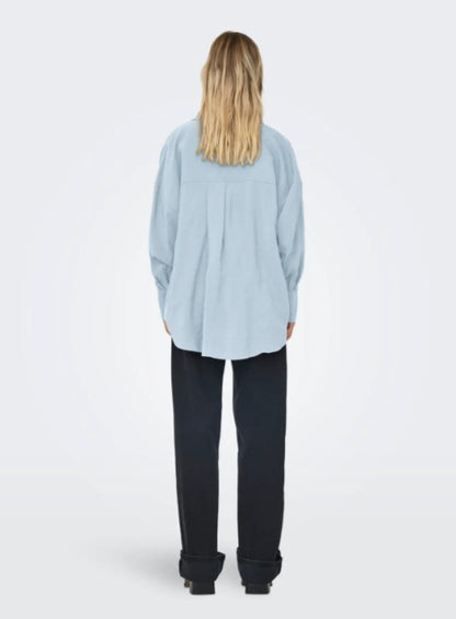 Blouse Zazima | Lichtblauw