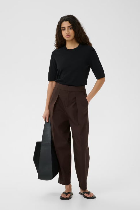 Broek Zella | Donkerbruin