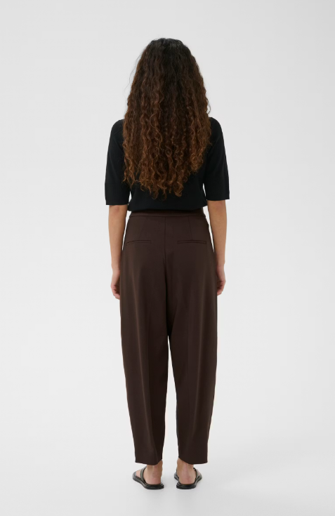 Broek Zella | Donkerbruin
