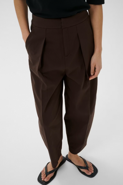Broek Zella | Donkerbruin