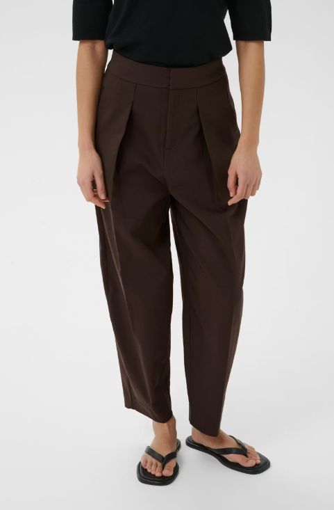 Broek Zella | Donkerbruin