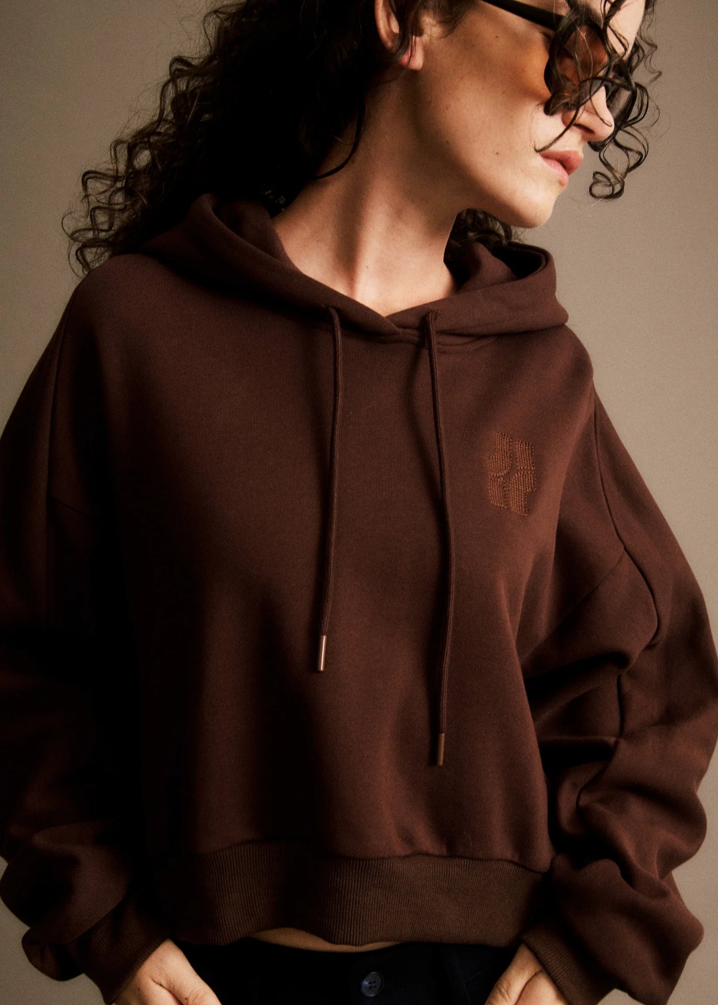 Sweater Celenie | Donkerbruin