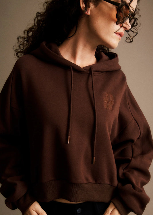 Sweater Celenie | Donkerbruin