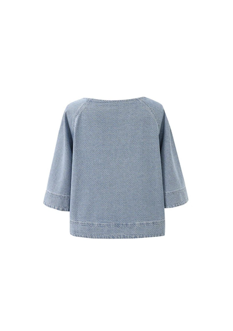 Blouse Citrine | Blauw