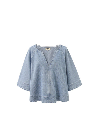 Blouse Citrine | Blauw