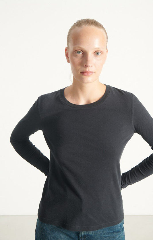 T-shirt Gamipy lange mouw | Zwart