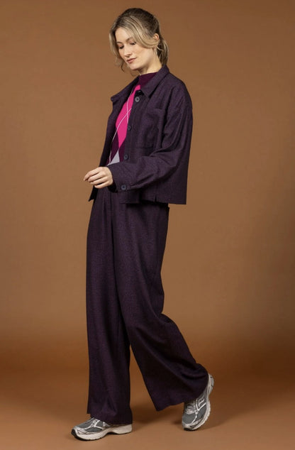 Hemd Au | Aubergine