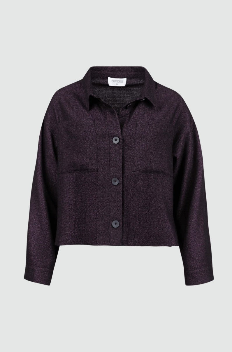 Hemd Au | Aubergine