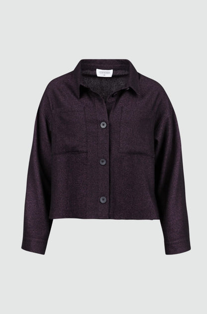 Hemd Au | Aubergine