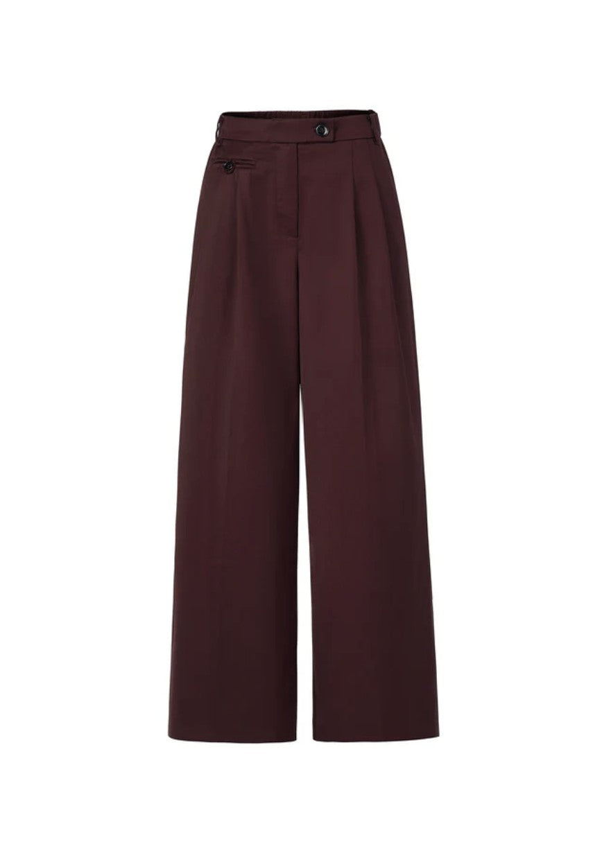 Broek Hibiscus | Bordeaux