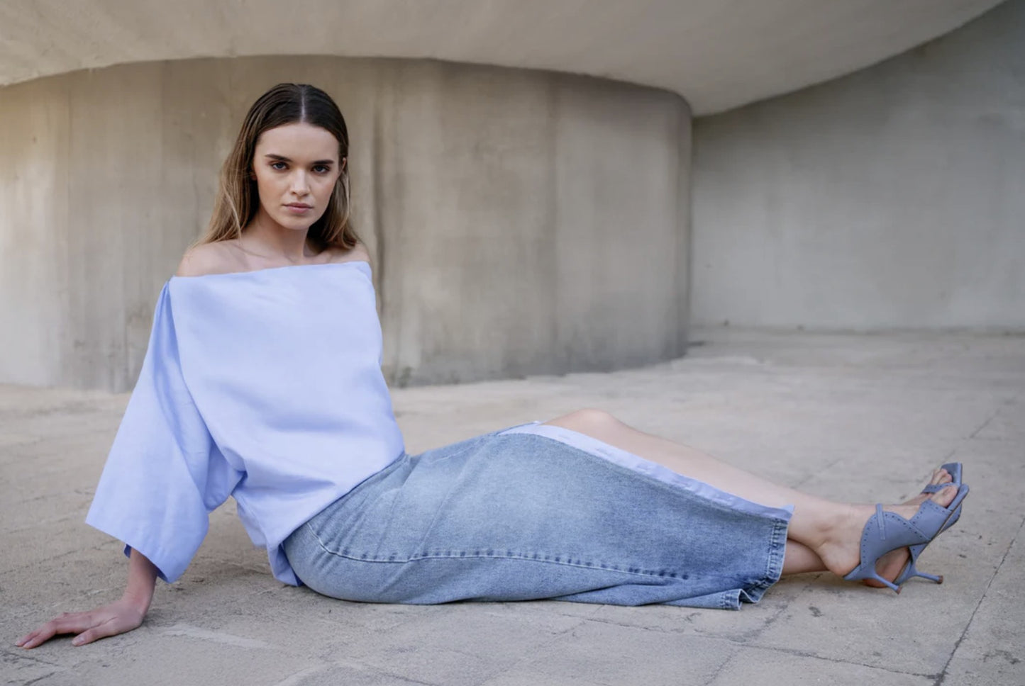 Jeansrok Hush | Blauw