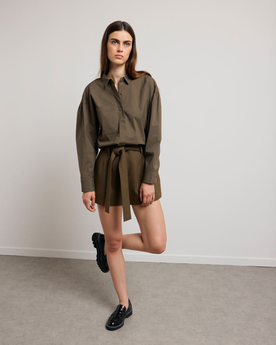 Short Jeanne | Khaki