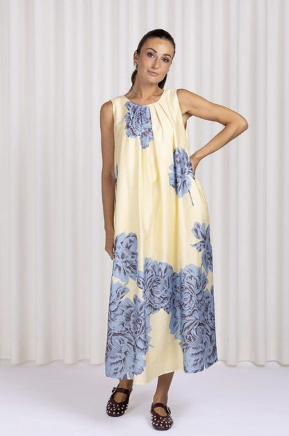 Kleed GU | Crème - Blauw