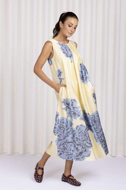 Kleed GU | Crème - Blauw