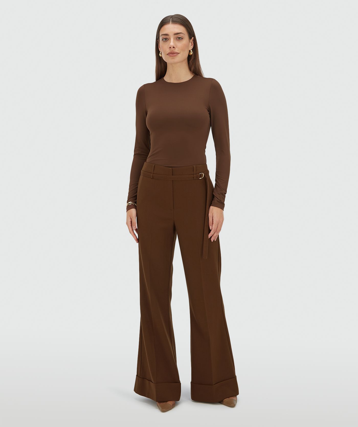 Broek Korien | Donkerbruin