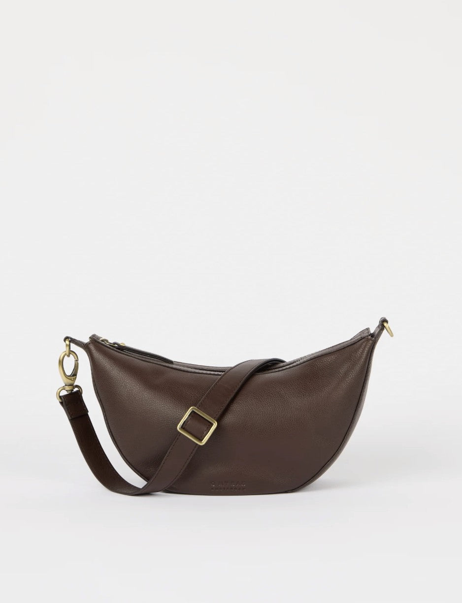 Leo Handtas Twisted | Donkerbruin